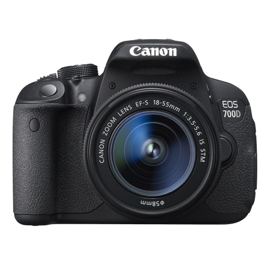 Canon 700D Camera with EF-S 18-55mm Lens